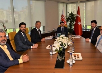 İstanbul Valisi Vasip Şahin’den TÜRSAB’a nezaket ziyareti