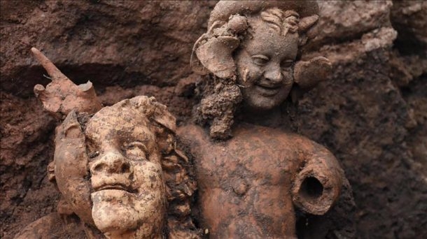 ordu da ana tanrica kibele heykeli nin partneri Dionysos bulundu 610x342 1