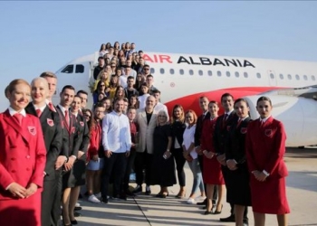 Arnavutluk’un ilk havayolu şirketi Air Albania ilk uçuşunu İstanbul’a gerçekleştirdi!
