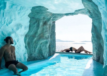 Pelin Akil ile eşi Anıl Altan, Yunan Adası Mykonos'ta aşka geldi!