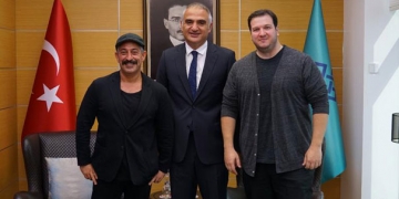 Turizm Bakanı Mehmet Ersoy, Cem Yılmaz ve Şahan Gökbakar ile buluştu!