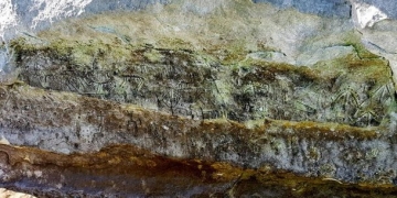 Atatürk Barajı’ndaki tarihi resimleri balıkçılar tesadüfen buldu!