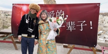 Çinli fenomen evlilik teklifi için Kapadokya’yı seçti!