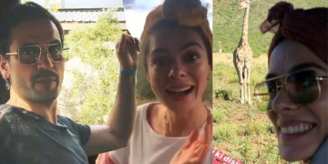 Özge Özpirinçci ve Burak Yamantürk Afrika'da safariye çıktı!