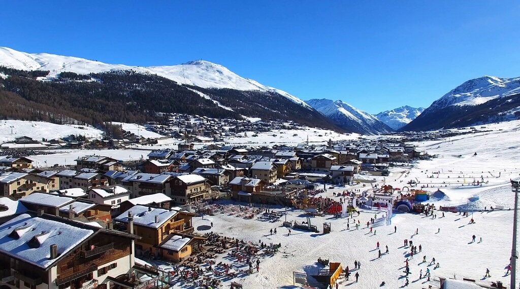 İtalya Livigno Kayak Merkezi