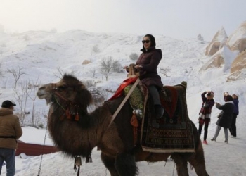 Türkiye’nin göz bebeği Kapadokya yılbaşında doldu taştı!
