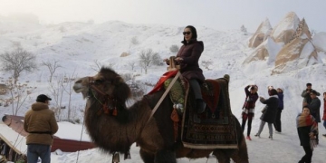 Türkiye’nin göz bebeği Kapadokya yılbaşında doldu taştı!