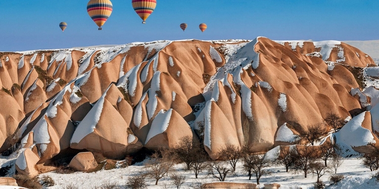 Türkiye'nin Kalbi Kapadokya'yı bir de kışın görün!