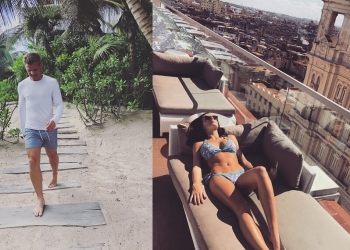 Jeff Brazier ile eşi Kate Dwyer, Küba ve Meksika'da balayı tatilinde