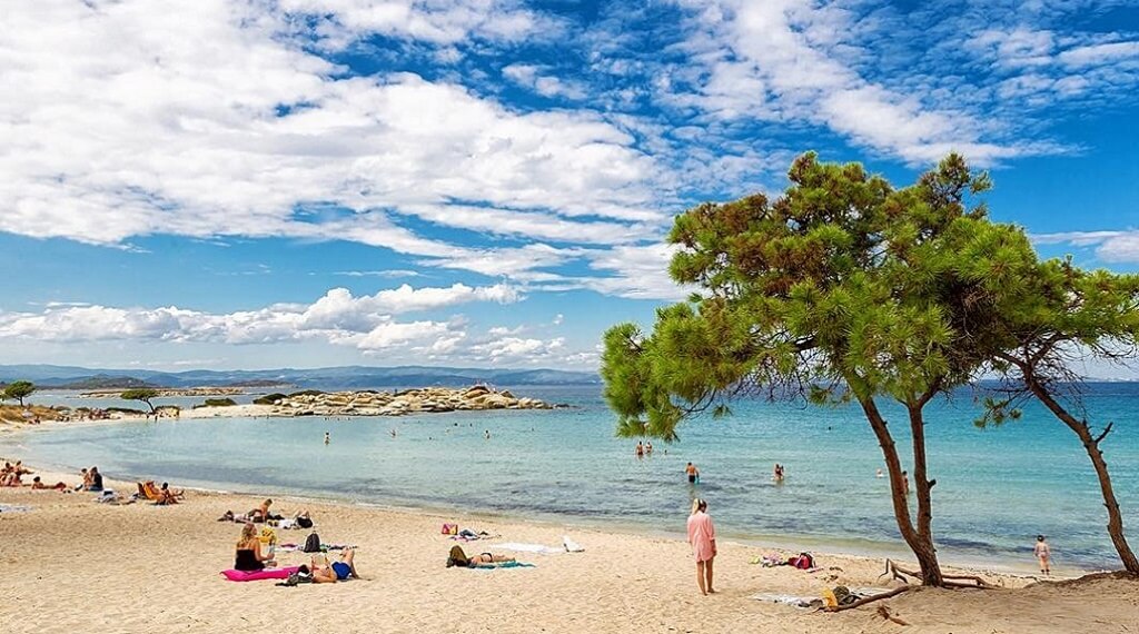 Yunan Adası Halkidiki Plajları