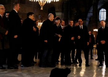 Yunanistan Başbakanı Çipras Ayasofya'yı gezdi!