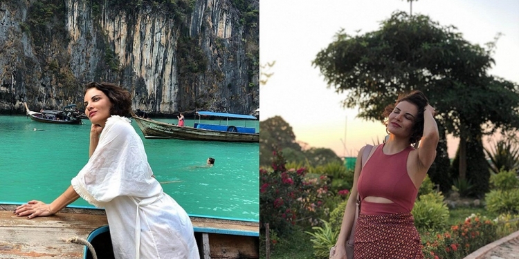 Göksel Tayland'ın ünlü tatil yeri Phi Phi'nin keyfini çıkardı