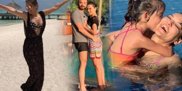 Ünlü şarkıcı Demet Akalın da Maldivler’de