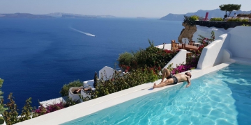 Valbuena’nın Santorini keyfi