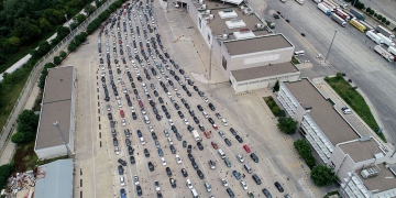 Edirne’deki sınır kapılarında yoğunluk