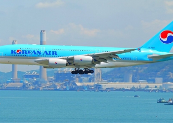Güney Kore uçak yolculuğu
