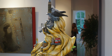 İstanbul’un sembollerini tek heykelde topladı