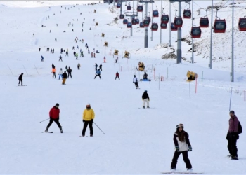 Erciyes’te kar yoğunluğu