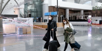 Türkiye’de bulunan 7 İspanyol, THY uçağıyla Barselona’ya hareket etti