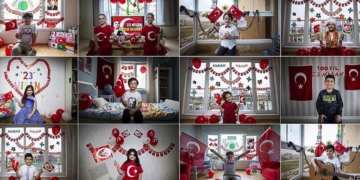 Evde 23 Nisan heyecanı