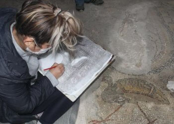 Sinop ‘ta 1600 yıllık mozaikler bulundu