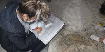 Sinop ‘ta 1600 yıllık mozaikler bulundu