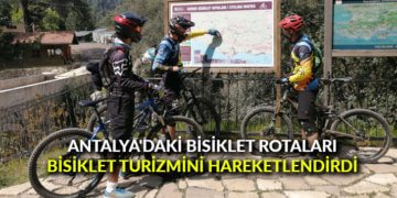 Antalya-Kemer’deki bisiklet rotaları, bisiklet turizmini hareketlendirdi