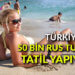 Türkiye’de 50 bin Rus turist tatil yapıyor