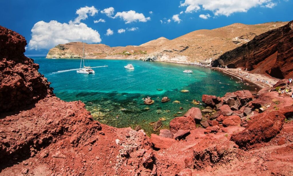 Red Beach Santorini - Yunanistan Plajları