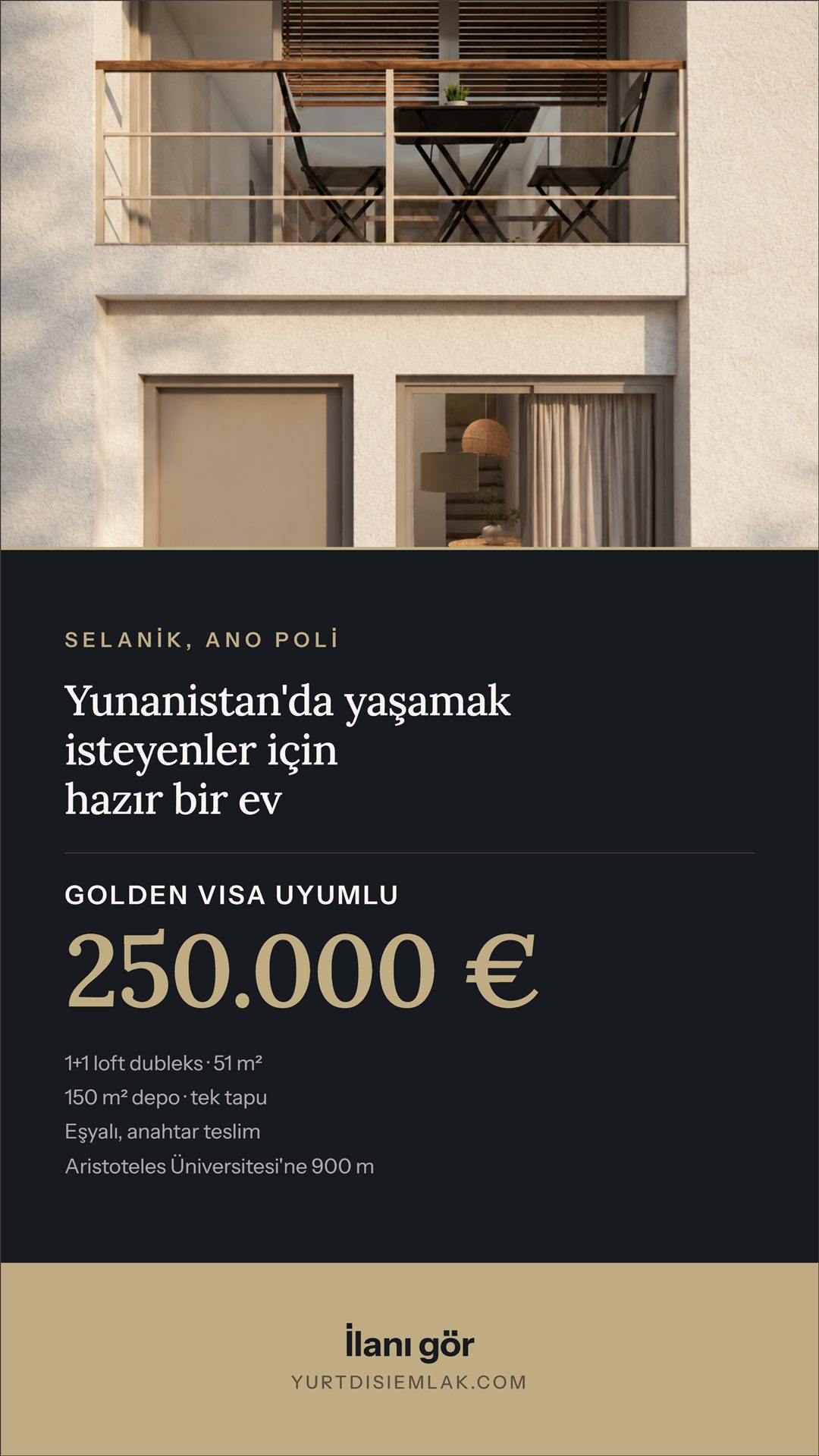 Yunanistan da Satılık Lüks Villa