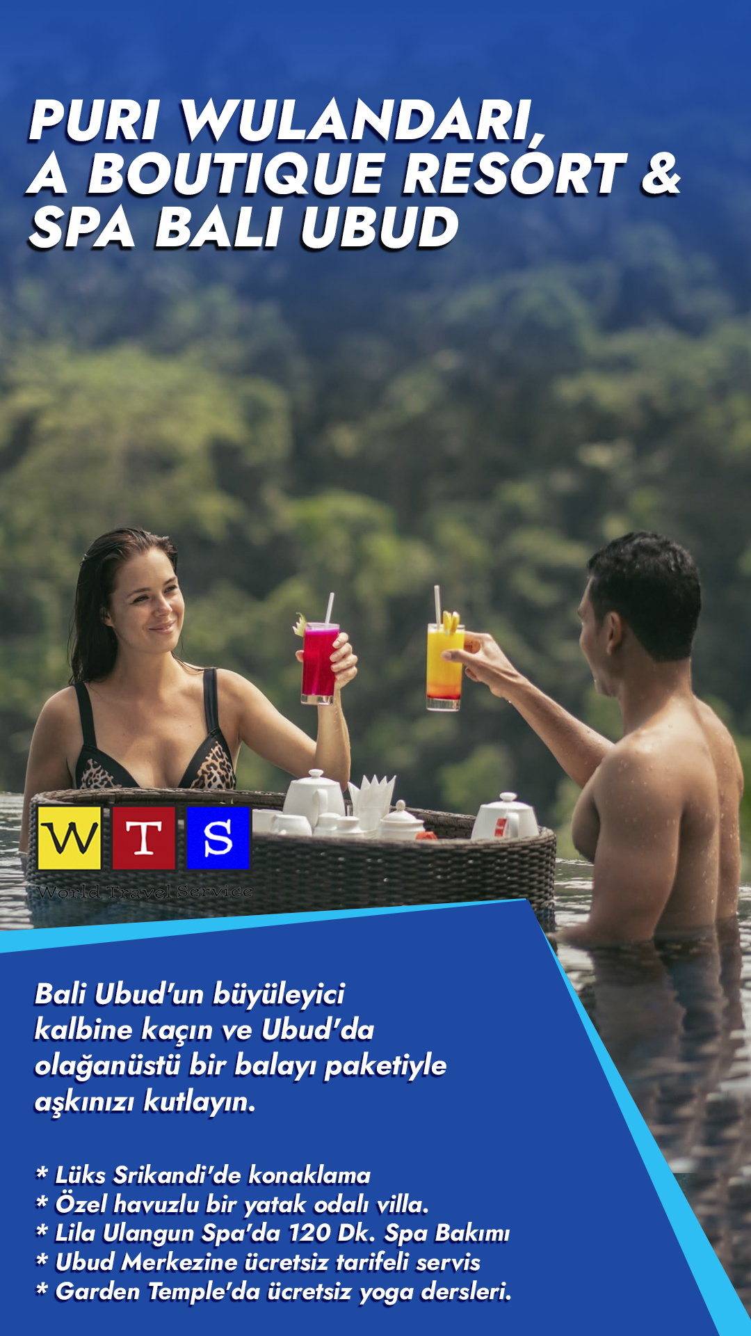 Puri Wulandari A Boutique Resort and Spa Bali Ubud Balayı Kampanyası